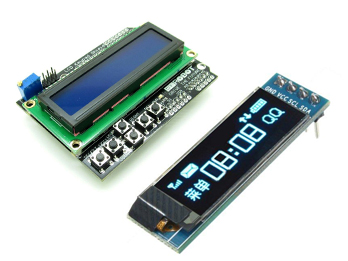 LCD and LEDS