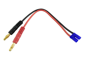 RC Li-po Charger EC3 Male to Banana Plug Connector Wire Cable<