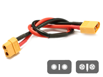 RC Li-po Battery Amass XT60 Male Female Extension Cable
