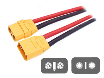 RC Li-po Battery XT90 Male  to Female Plug Connector 10AWG Wire Cable