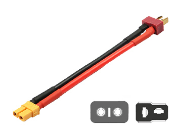 RC Charger Cable T-plug male to XT30/XT60/XT90 Male Adapter Connect