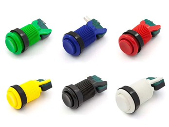 Concave Button Multicolor