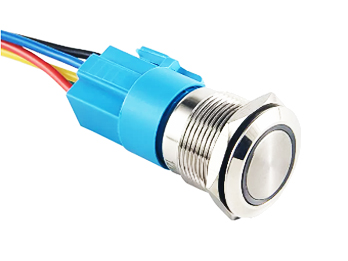Metal Pushbutton Momentary 16mm IP66 Multicolor