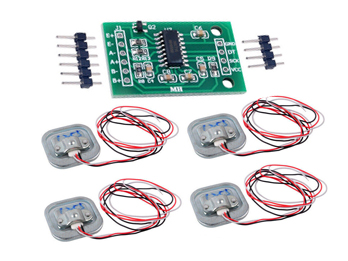 4X DIY 50KG Body Load Cell Resistance Strain Weight Sensor HX711 AD Module CS