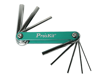 Pro'skit Folding Hex key 8pcs HW-221M