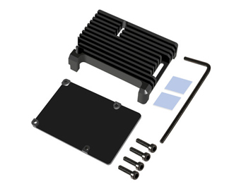 RaspberryPi 4 Aluminium Black